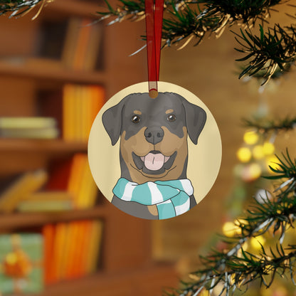 Rottweiler | 2023 Holiday Ornament - Detezi Designs-15095667431885363526