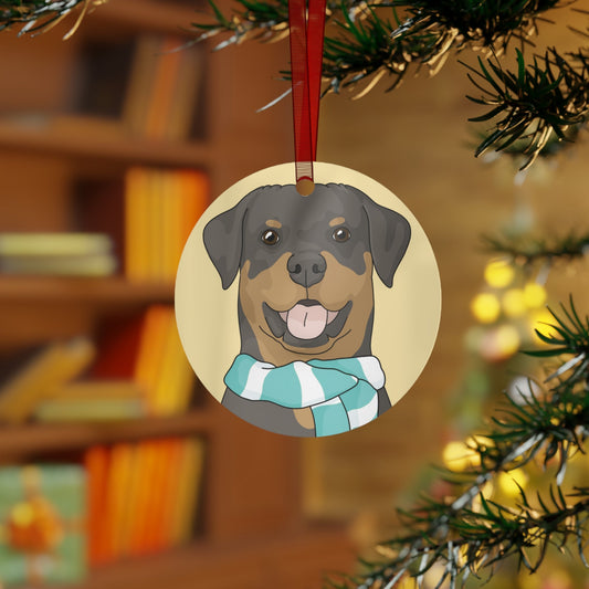 Rottweiler | 2023 Holiday Ornament - Detezi Designs-15095667431885363526