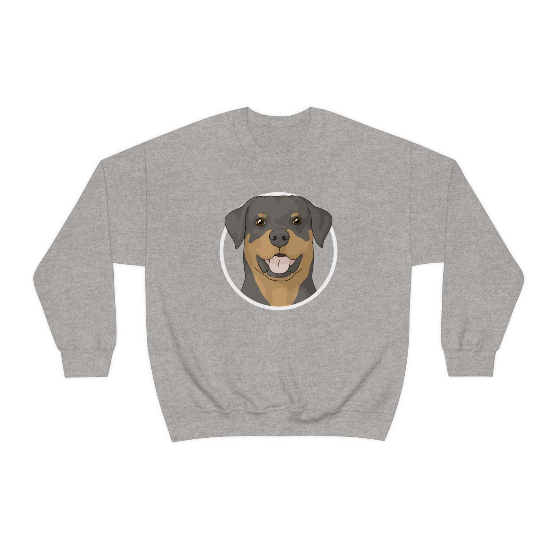 Rottweiler Circle | Crewneck Sweatshirt - Detezi Designs-10353860126588841090