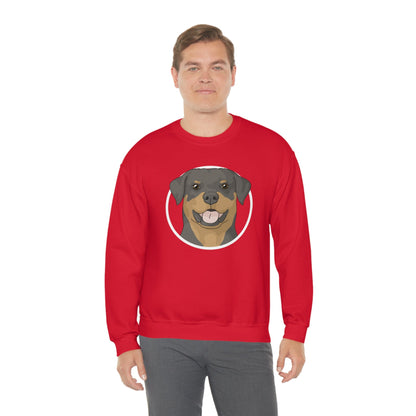 Rottweiler Circle | Crewneck Sweatshirt - Detezi Designs-10353860126588841090