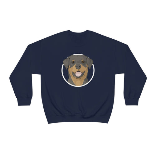 Rottweiler Circle | Crewneck Sweatshirt - Detezi Designs-12274382507096469942