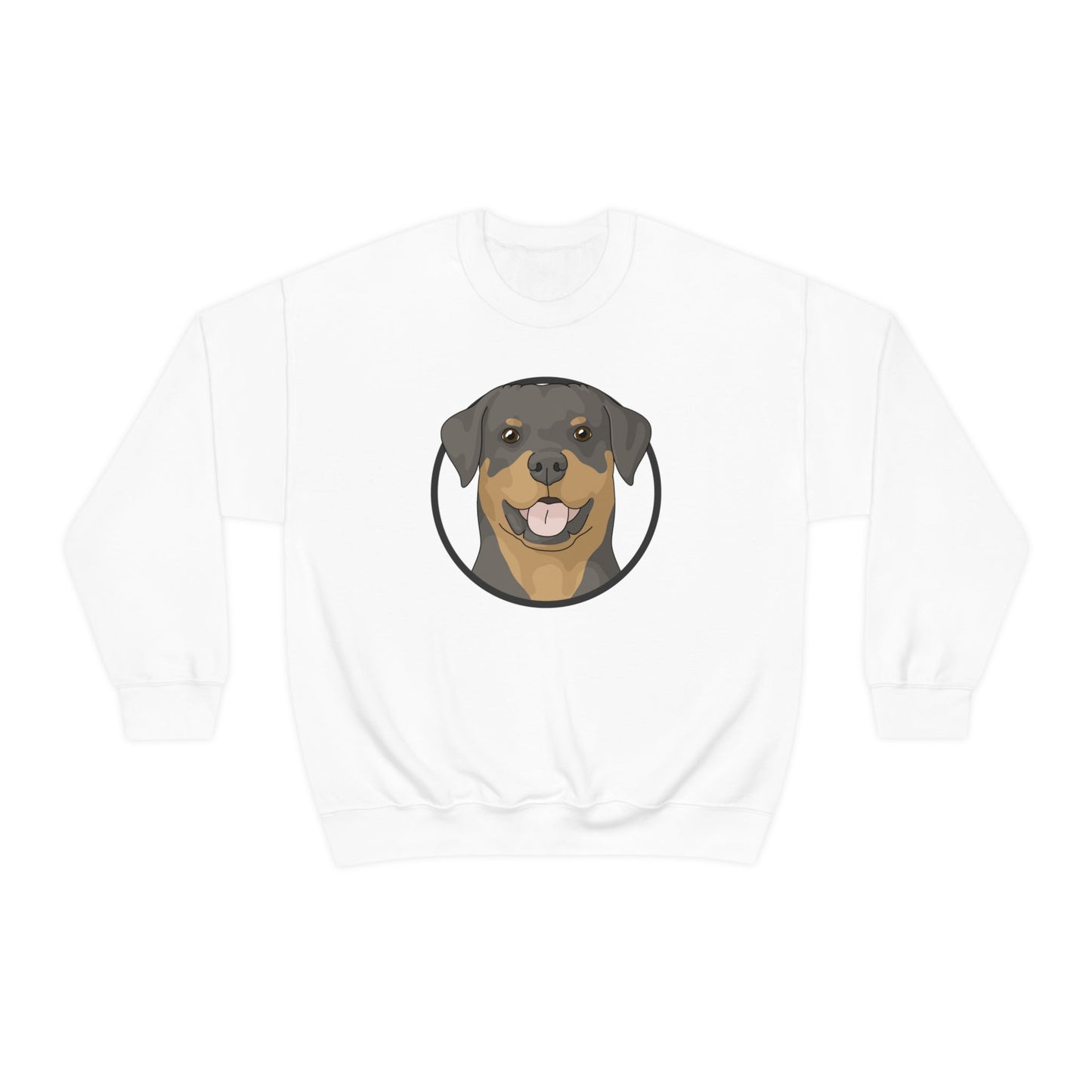 Rottweiler Circle | Crewneck Sweatshirt - Detezi Designs-39334431669223226892