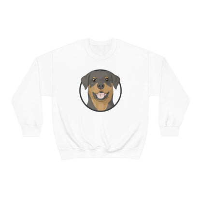 Rottweiler Circle | Crewneck Sweatshirt - Detezi Designs-39334431669223226892