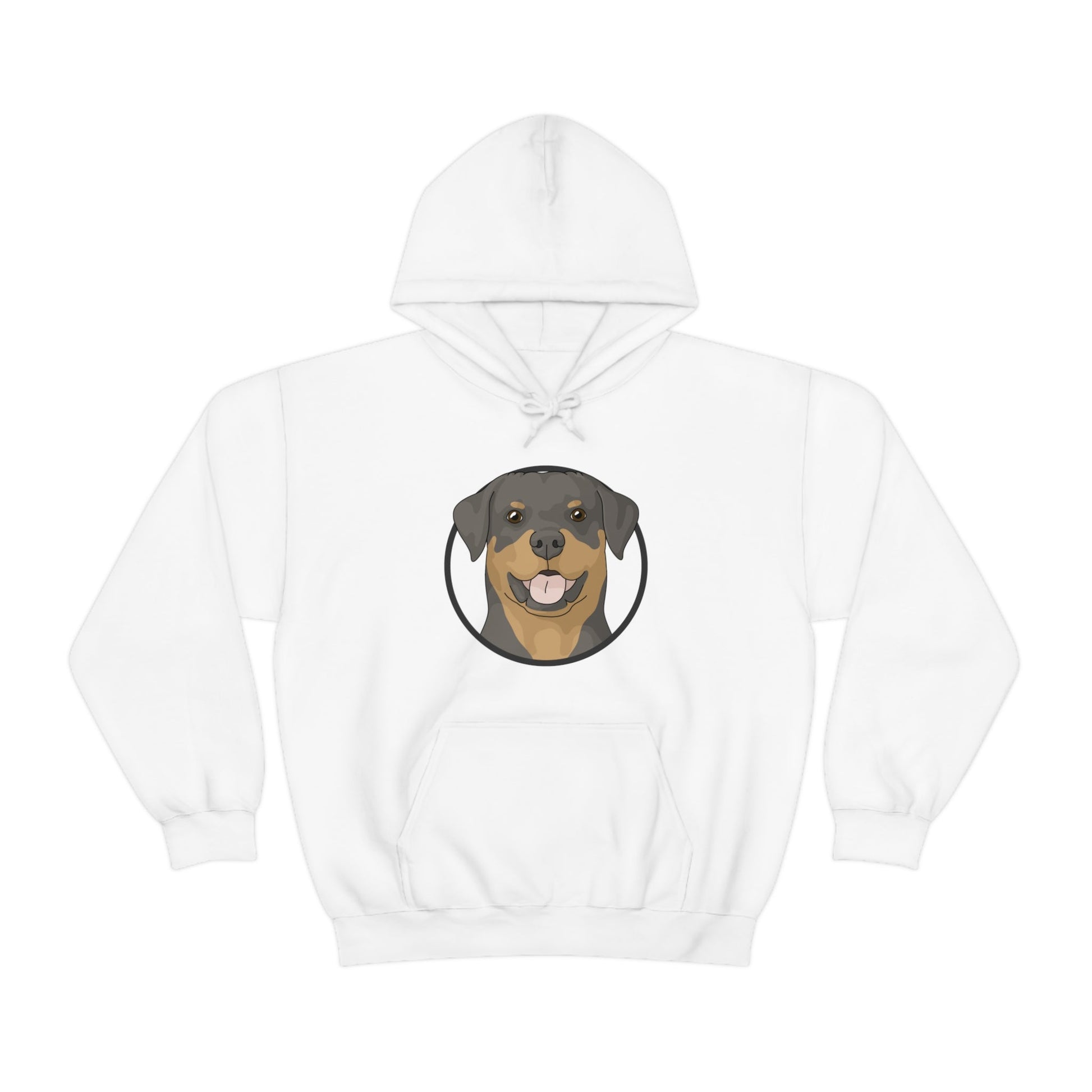 Rottweiler Circle | Hooded Sweatshirt - Detezi Designs-11658405667266180481