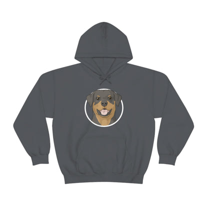 Rottweiler Circle | Hooded Sweatshirt - Detezi Designs-12282263524684855084