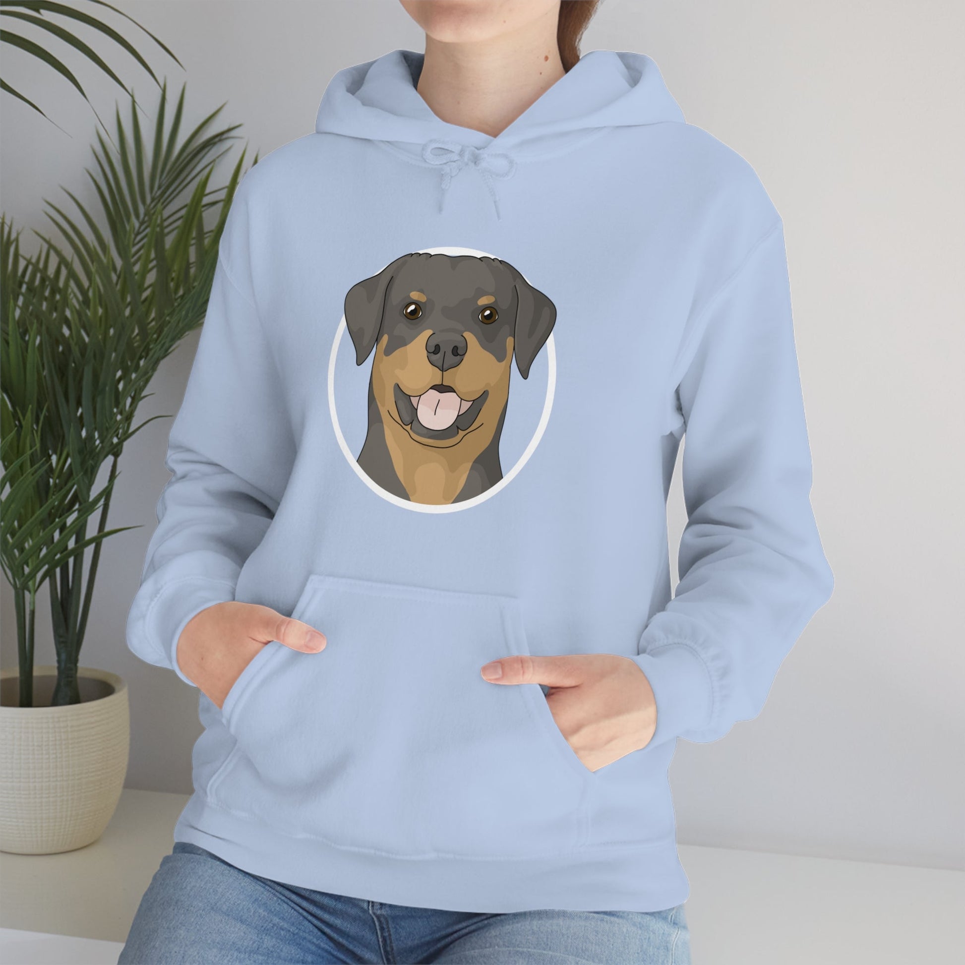 Rottweiler Circle | Hooded Sweatshirt - Detezi Designs-22383077934466687019