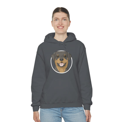 Rottweiler Circle | Hooded Sweatshirt - Detezi Designs-22383077934466687019