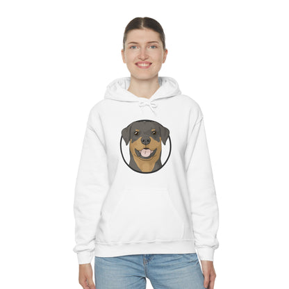 Rottweiler Circle | Hooded Sweatshirt - Detezi Designs-22383077934466687019