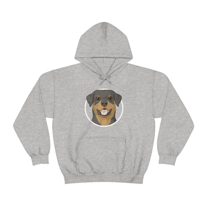 Rottweiler Circle | Hooded Sweatshirt - Detezi Designs-22383077934466687019