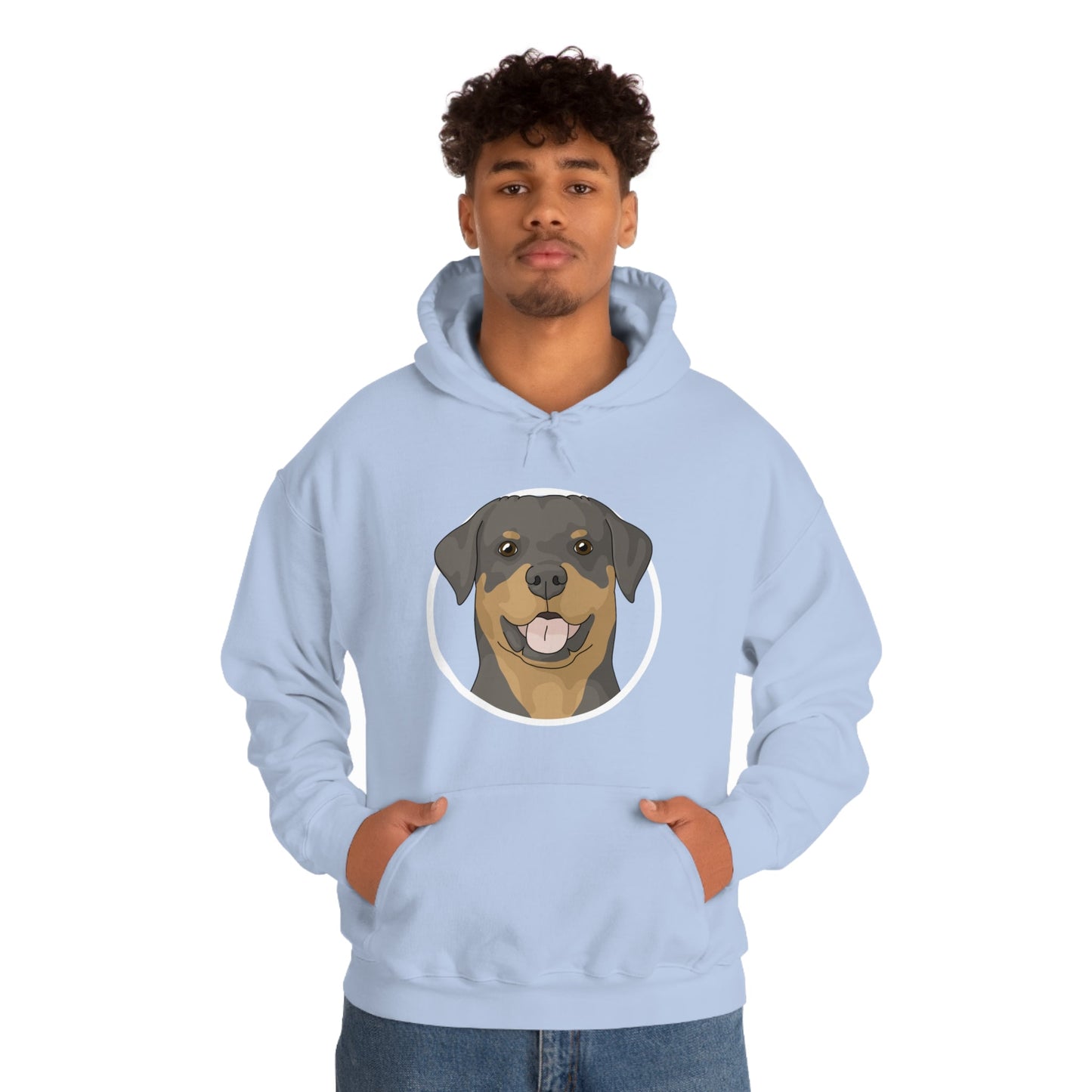 Rottweiler Circle | Hooded Sweatshirt - Detezi Designs-22383077934466687019