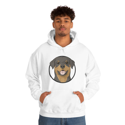 Rottweiler Circle | Hooded Sweatshirt - Detezi Designs-22383077934466687019