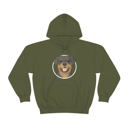 Rottweiler Circle | Hooded Sweatshirt - Detezi Designs-27357984842169274094