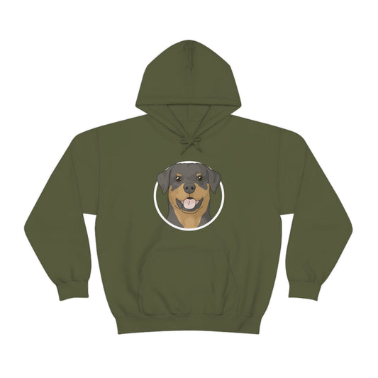 Rottweiler Circle | Hooded Sweatshirt - Detezi Designs-27357984842169274094