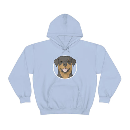 Rottweiler Circle | Hooded Sweatshirt - Detezi Designs-88109080078383786138