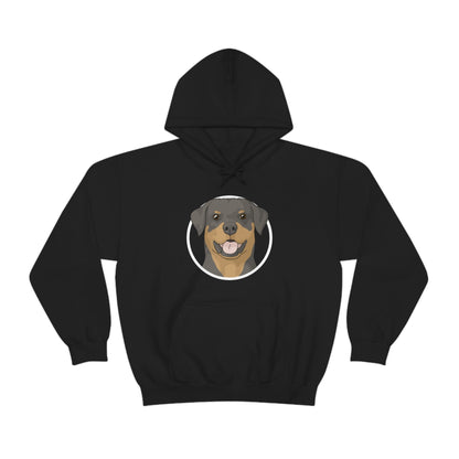 Rottweiler Circle | Hooded Sweatshirt - Detezi Designs-89012909680154221291