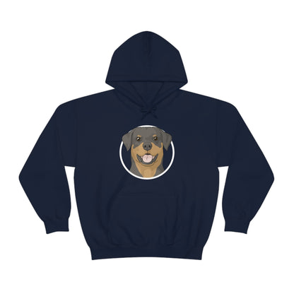 Rottweiler Circle | Hooded Sweatshirt - Detezi Designs-94715537693746088836