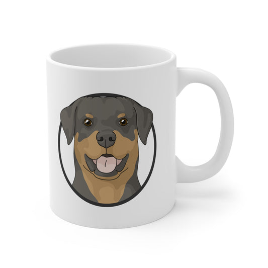 Rottweiler Circle | Mug - Detezi Designs-16138538123263785754