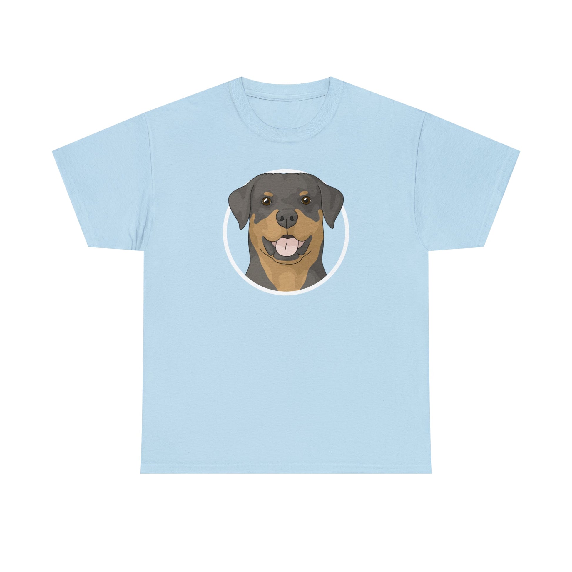 Rottweiler Circle | T-shirt - Detezi Designs-19992956400493668697