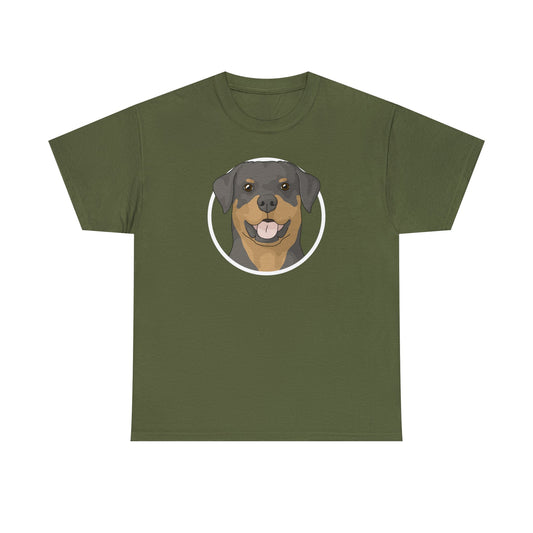 Rottweiler Circle | T-shirt - Detezi Designs-21564546325286980556