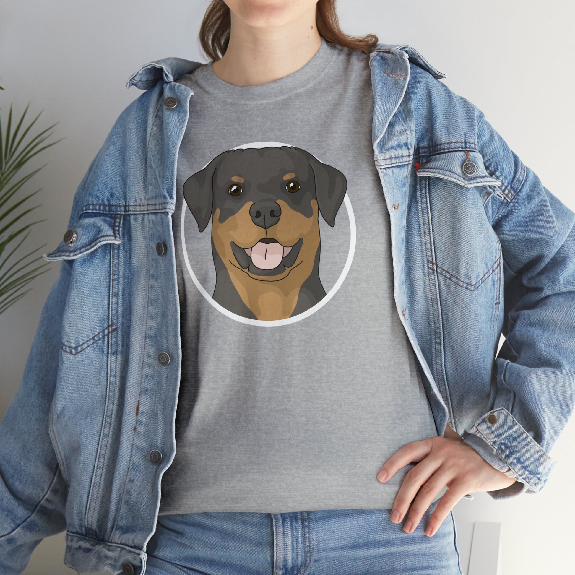 Rottweiler Circle | T-shirt - Detezi Designs-21906643886780710390