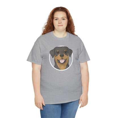 Rottweiler Circle | T-shirt - Detezi Designs-21906643886780710390