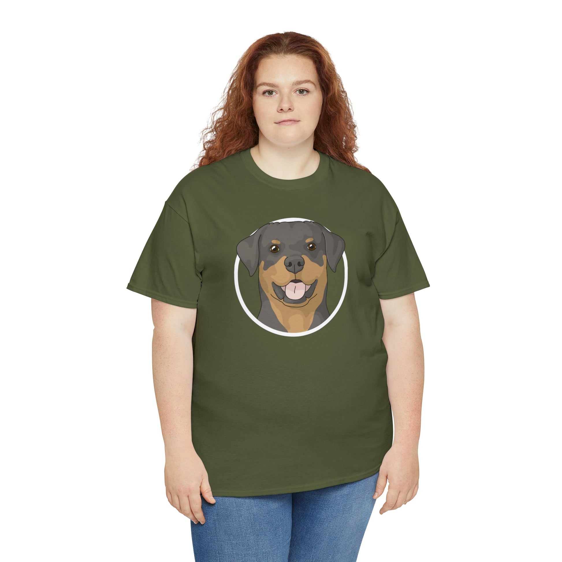 Rottweiler Circle | T-shirt - Detezi Designs-21906643886780710390