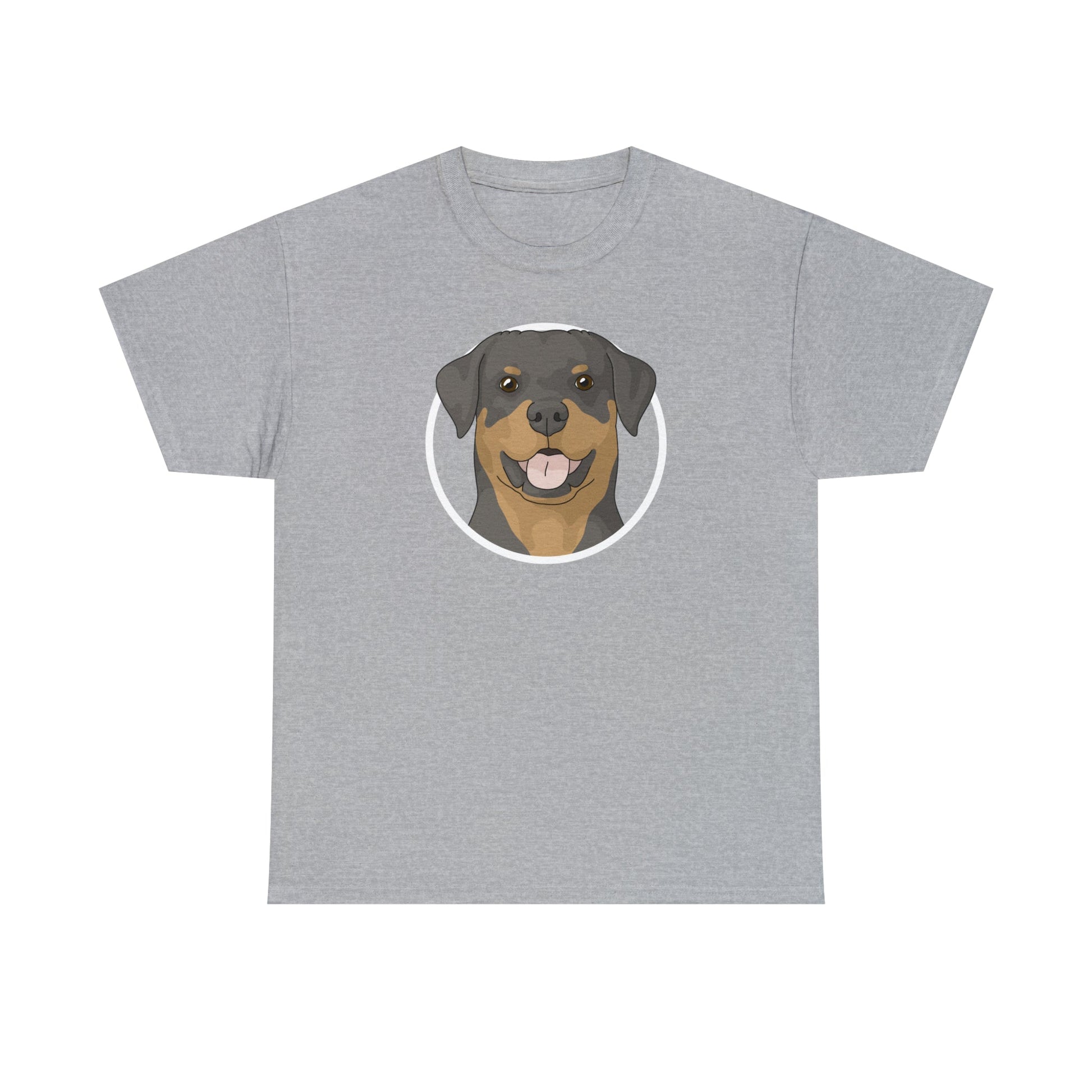 Rottweiler Circle | T-shirt - Detezi Designs-21906643886780710390