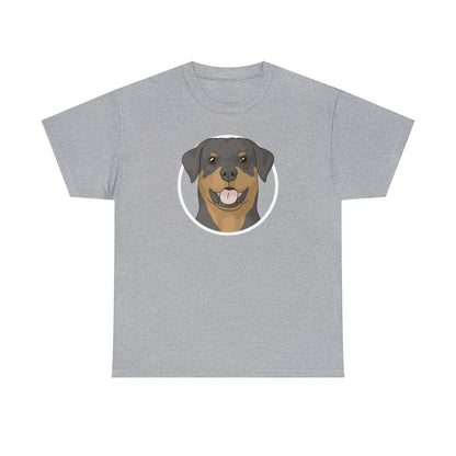 Rottweiler Circle | T-shirt - Detezi Designs-21906643886780710390