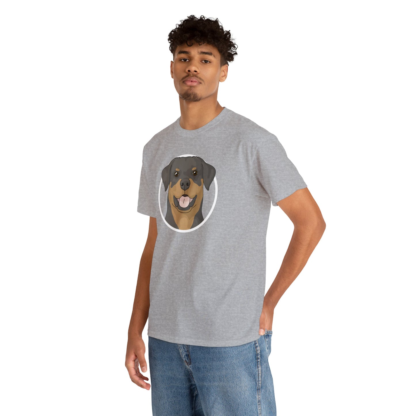 Rottweiler Circle | T-shirt - Detezi Designs-21906643886780710390