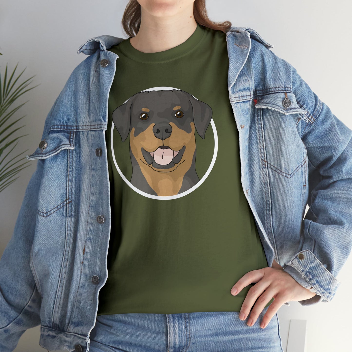 Rottweiler Circle | T-shirt - Detezi Designs-21906643886780710390