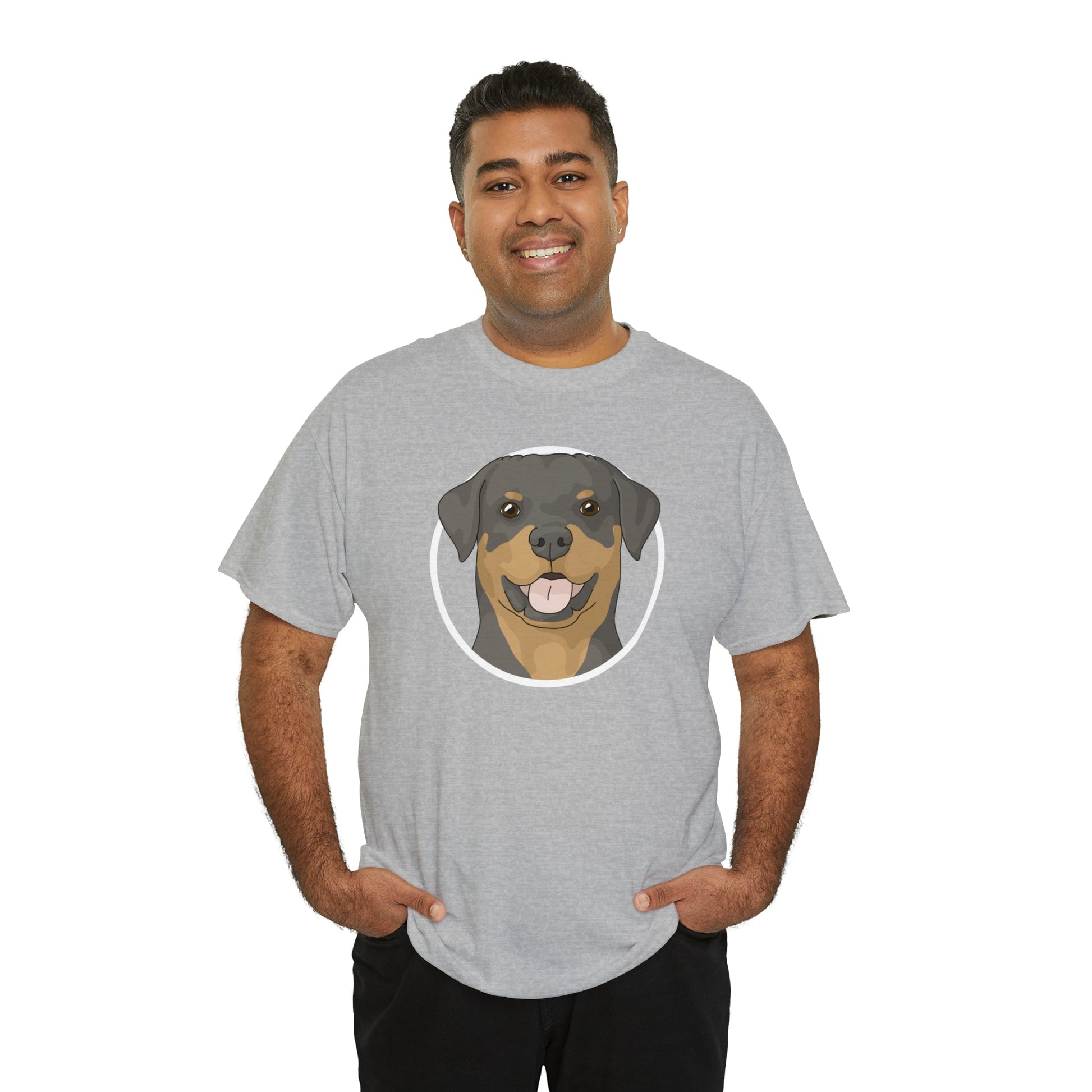 Rottweiler Circle | T-shirt - Detezi Designs-21906643886780710390