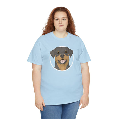 Rottweiler Circle | T-shirt - Detezi Designs-21906643886780710390