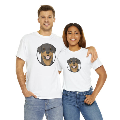 Rottweiler Circle | T-shirt - Detezi Designs-21906643886780710390