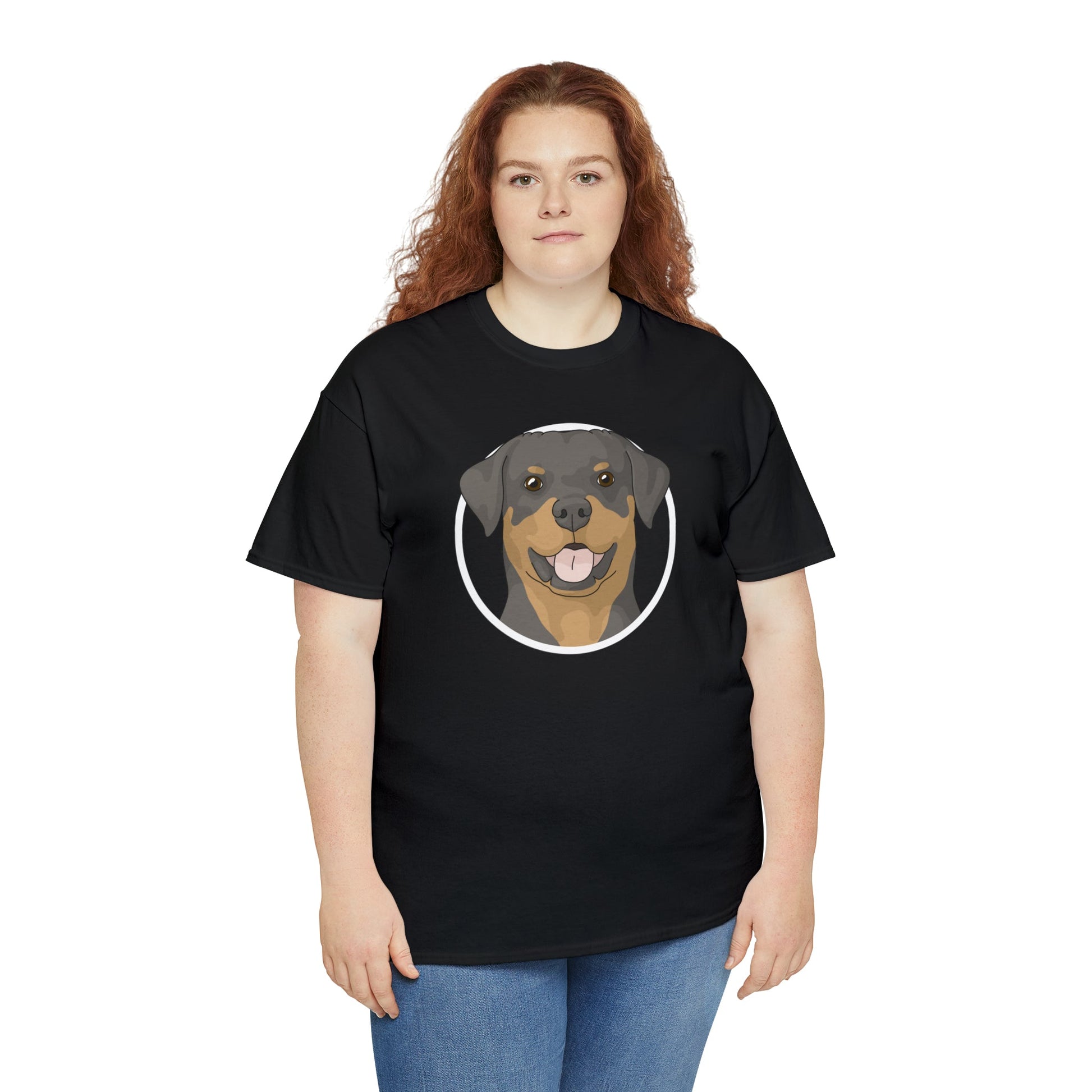 Rottweiler Circle | T-shirt - Detezi Designs-21906643886780710390