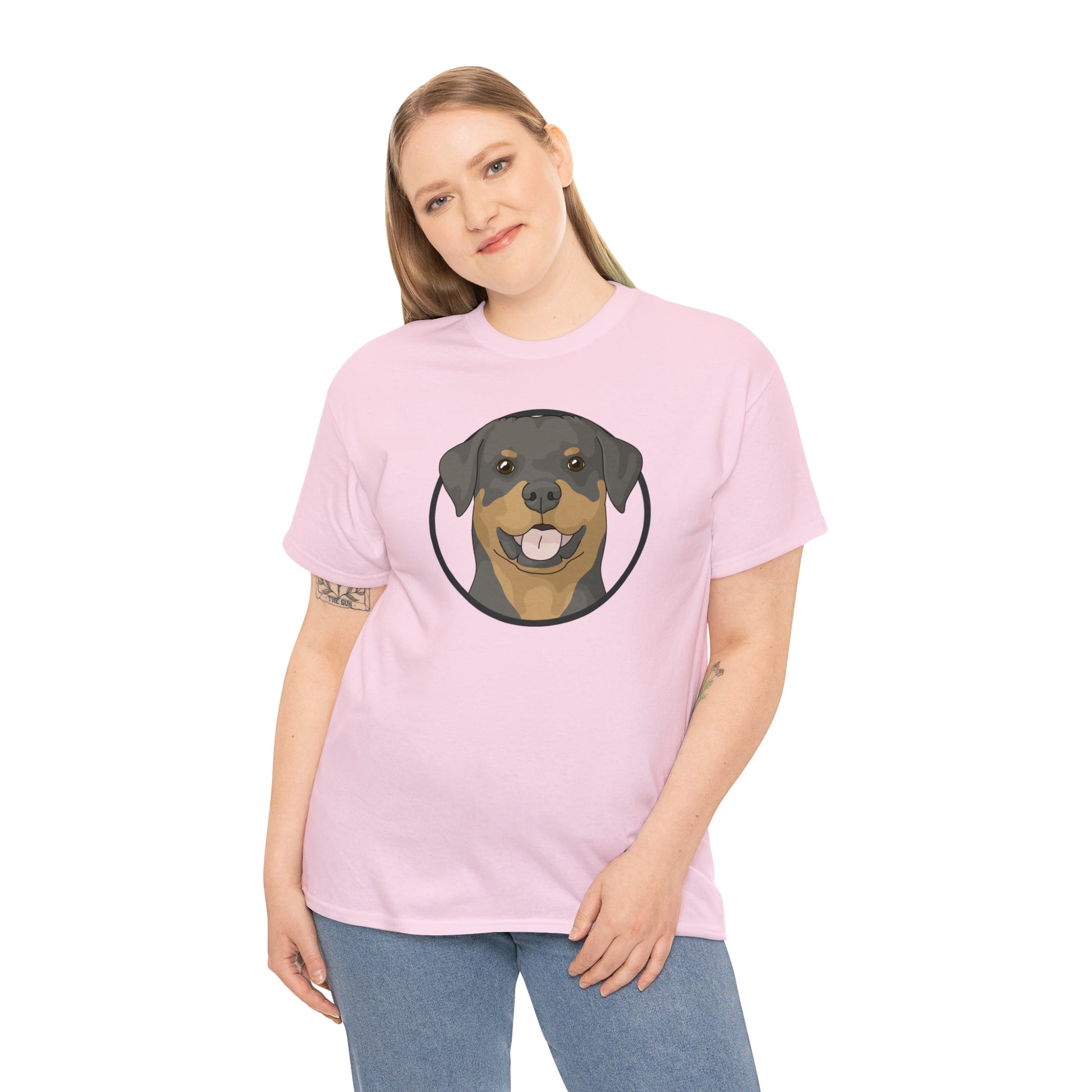 Rottweiler Circle | T-shirt - Detezi Designs-21906643886780710390