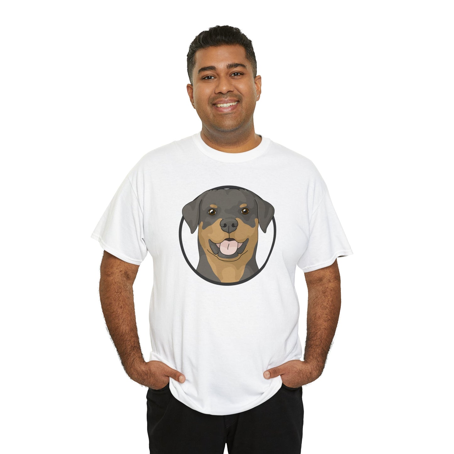 Rottweiler Circle | T-shirt - Detezi Designs-21906643886780710390