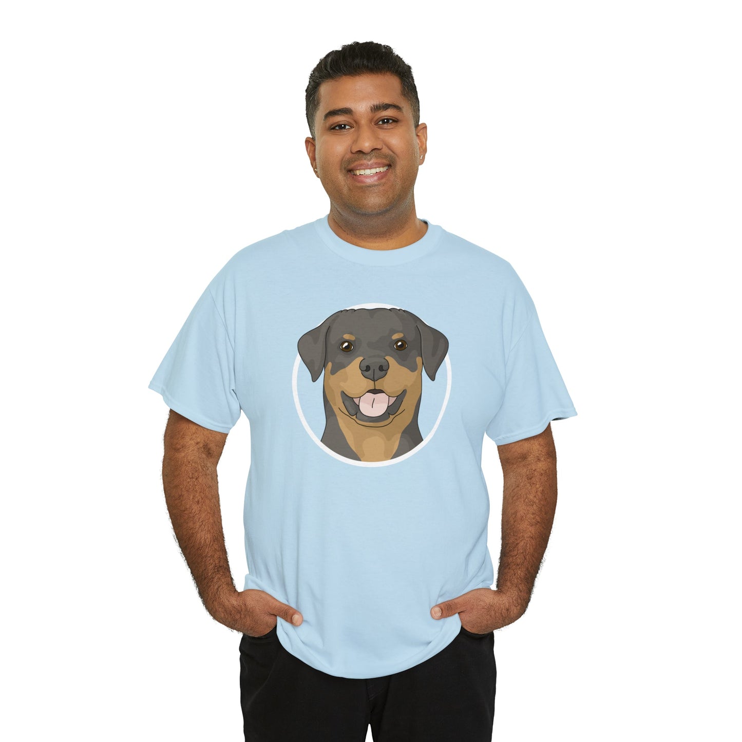 Rottweiler Circle | T-shirt - Detezi Designs-21906643886780710390