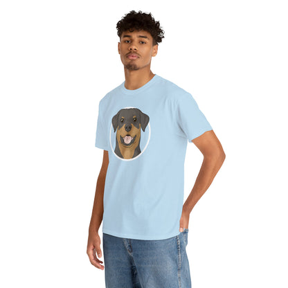 Rottweiler Circle | T-shirt - Detezi Designs-21906643886780710390