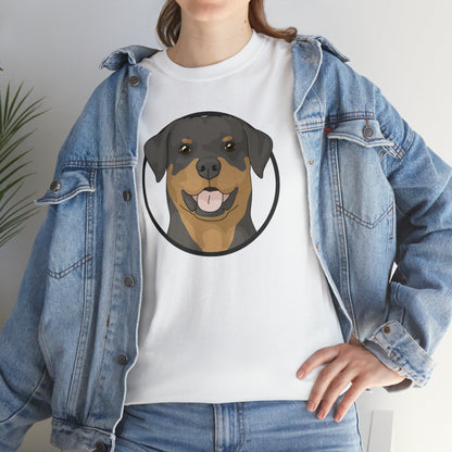 Rottweiler Circle | T-shirt - Detezi Designs-21906643886780710390