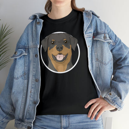 Rottweiler Circle | T-shirt - Detezi Designs-21906643886780710390