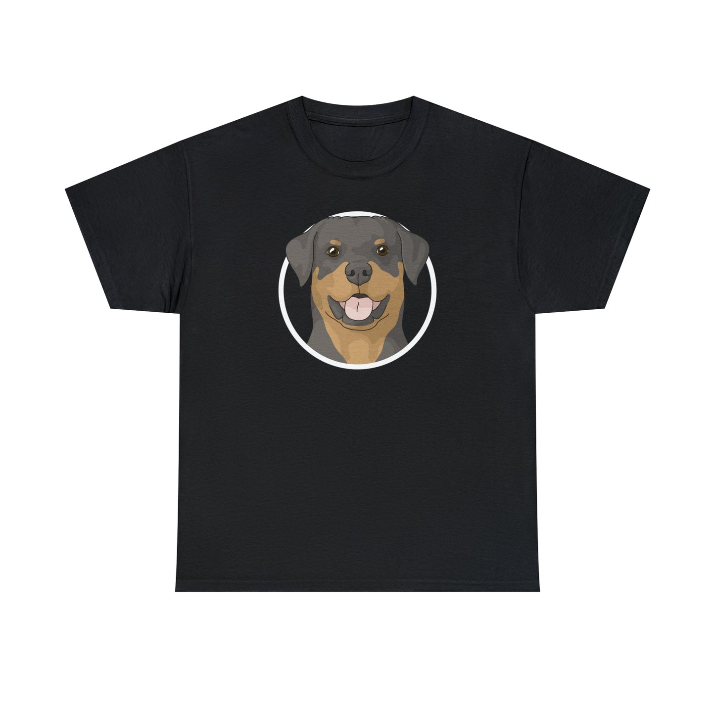 Rottweiler Circle | T-shirt - Detezi Designs-38322524114493922682