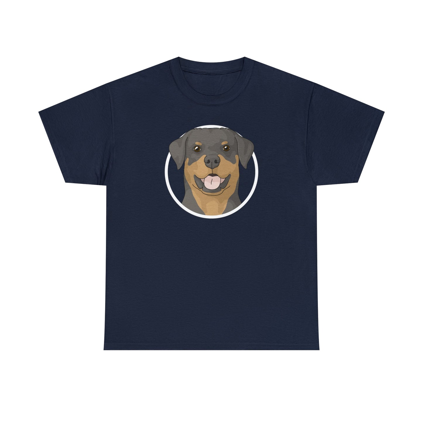 Rottweiler Circle | T-shirt - Detezi Designs-55773182715336851921