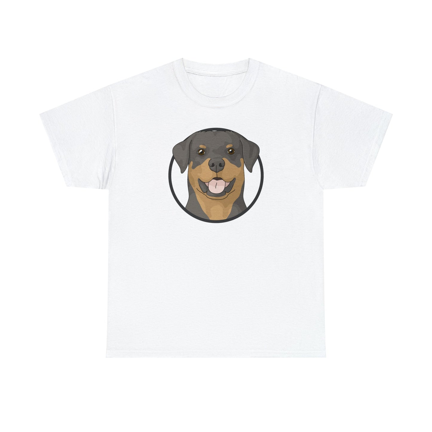 Rottweiler Circle | T-shirt - Detezi Designs-87687216377512056706