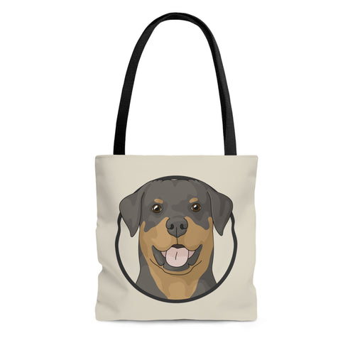Rottweiler Circle | Tote Bag - Detezi Designs-25303819398337900730
