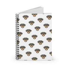 Load image into Gallery viewer, Rottweiler Faces | Spiral Notebook - Detezi Designs-18582674305214247113
