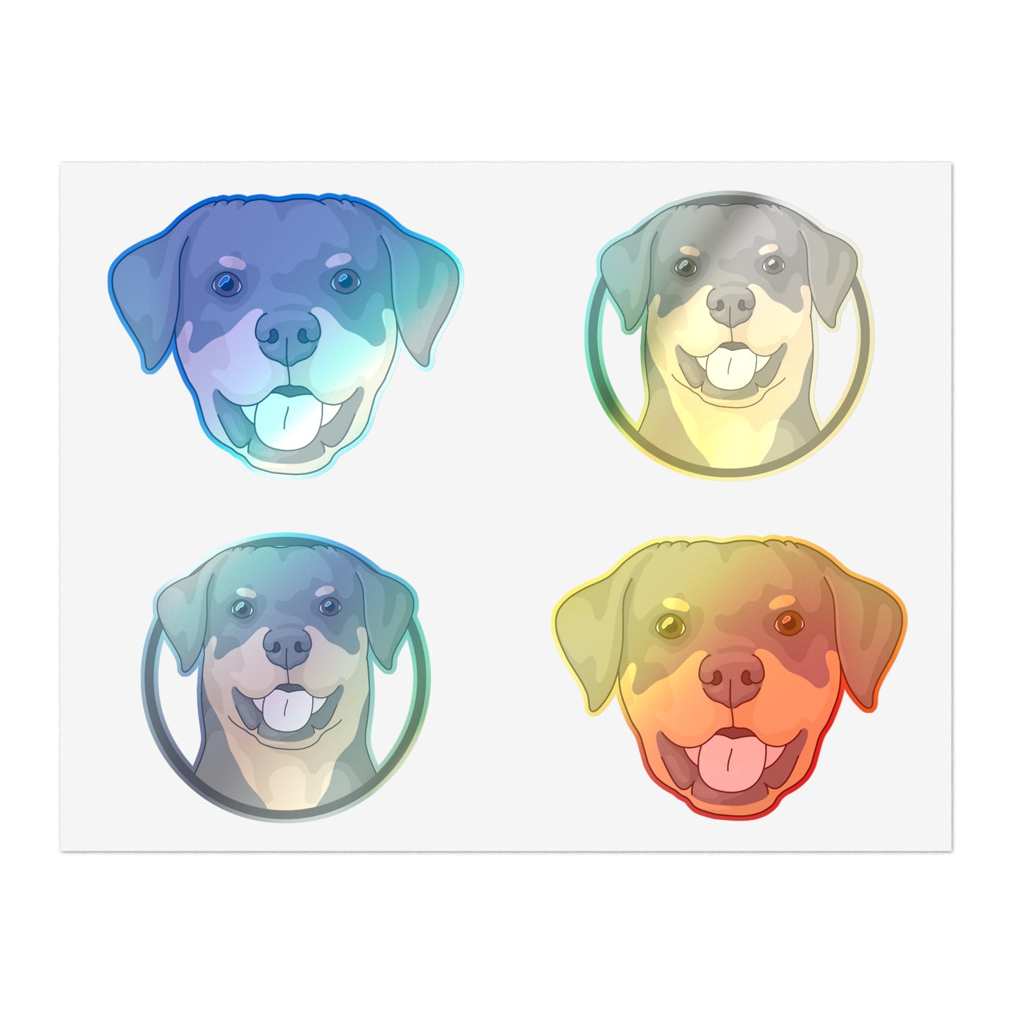 Rottweiler | Sticker Sheet - Detezi Designs-14999222963684188418