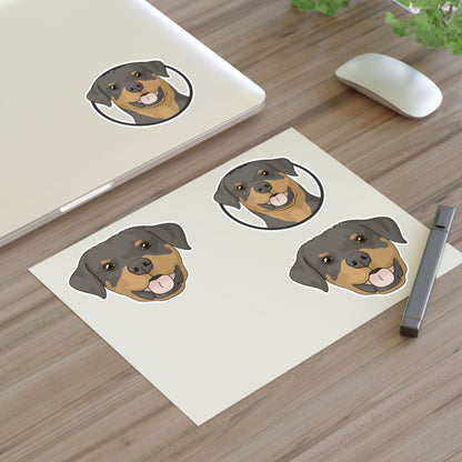 Rottweiler | Sticker Sheet - Detezi Designs-25675768591520032416