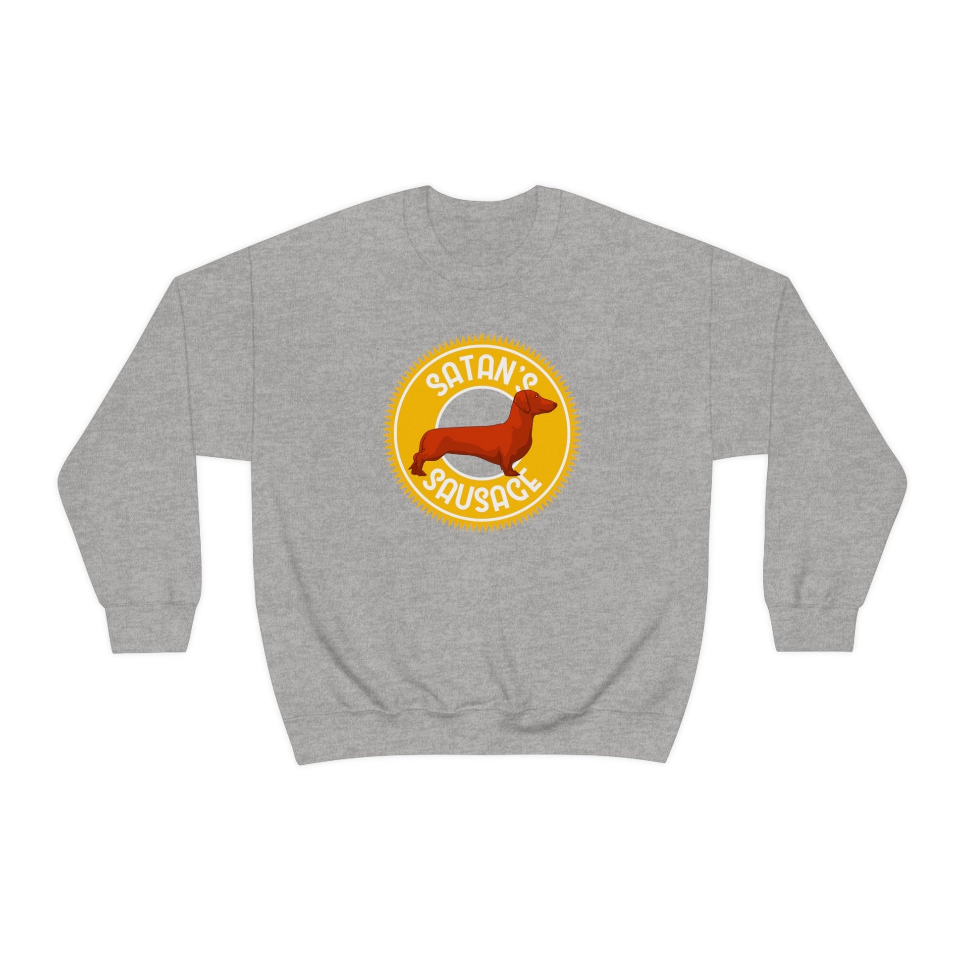 Satan's Sausage | Crewneck Sweatshirt - Detezi Designs-13092150512647904867