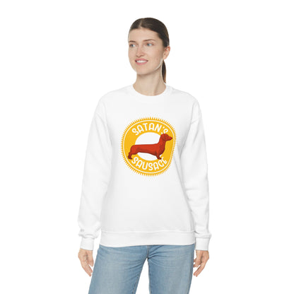 Satan's Sausage | Crewneck Sweatshirt - Detezi Designs-13092150512647904867