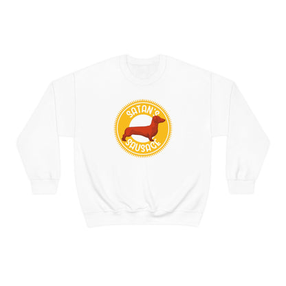 Satan's Sausage | Crewneck Sweatshirt - Detezi Designs-32742489614704392740